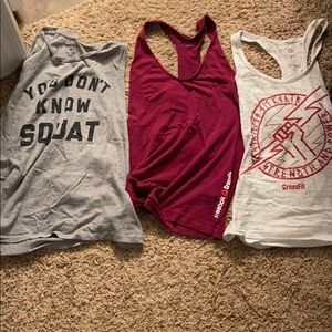 Reebok/CrossFit tank tops